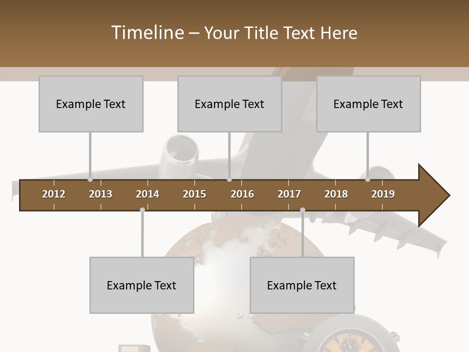 D Rendering Beat The Clock Send PowerPoint Template