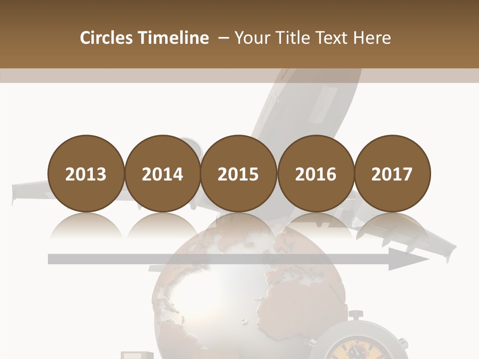 D Rendering Beat The Clock Send PowerPoint Template