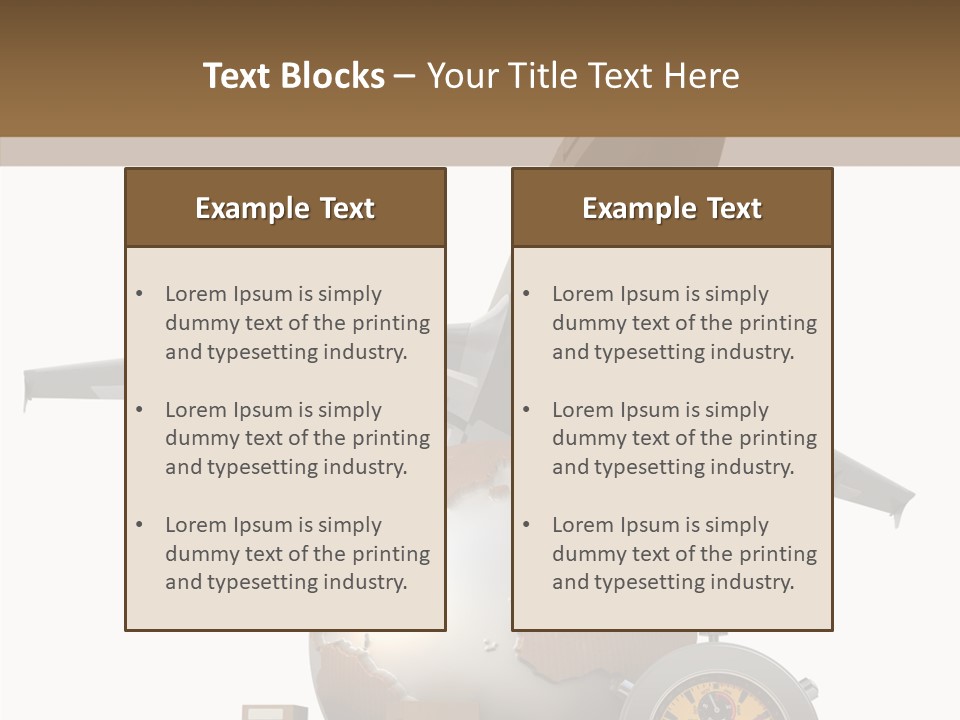 D Rendering Beat The Clock Send PowerPoint Template