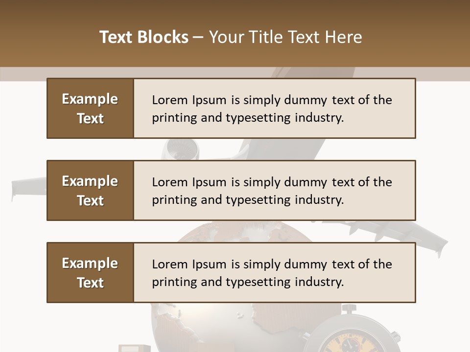 D Rendering Beat The Clock Send PowerPoint Template