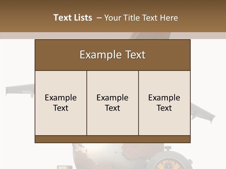 D Rendering Beat The Clock Send PowerPoint Template