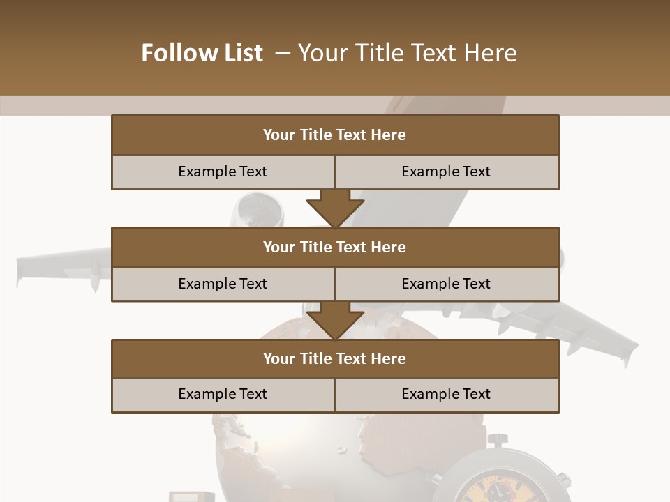 D Rendering Beat The Clock Send PowerPoint Template