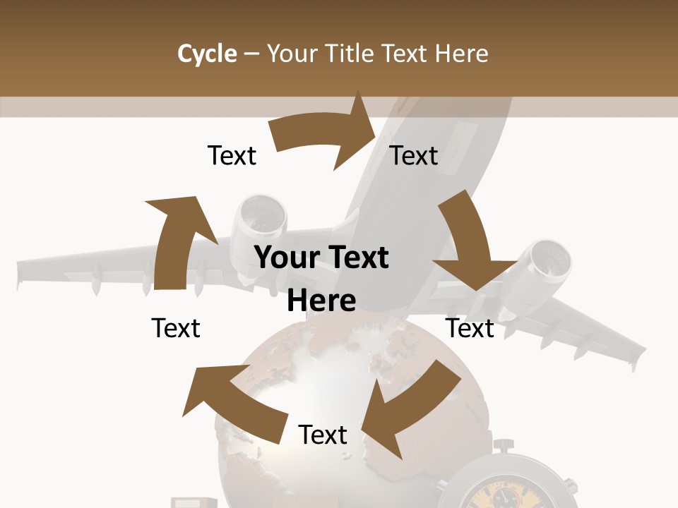 D Rendering Beat The Clock Send PowerPoint Template