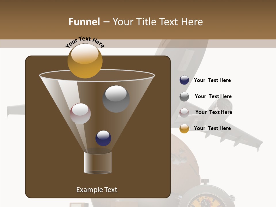 D Rendering Beat The Clock Send PowerPoint Template