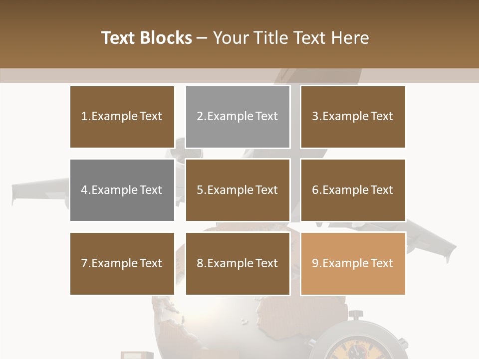 D Rendering Beat The Clock Send PowerPoint Template