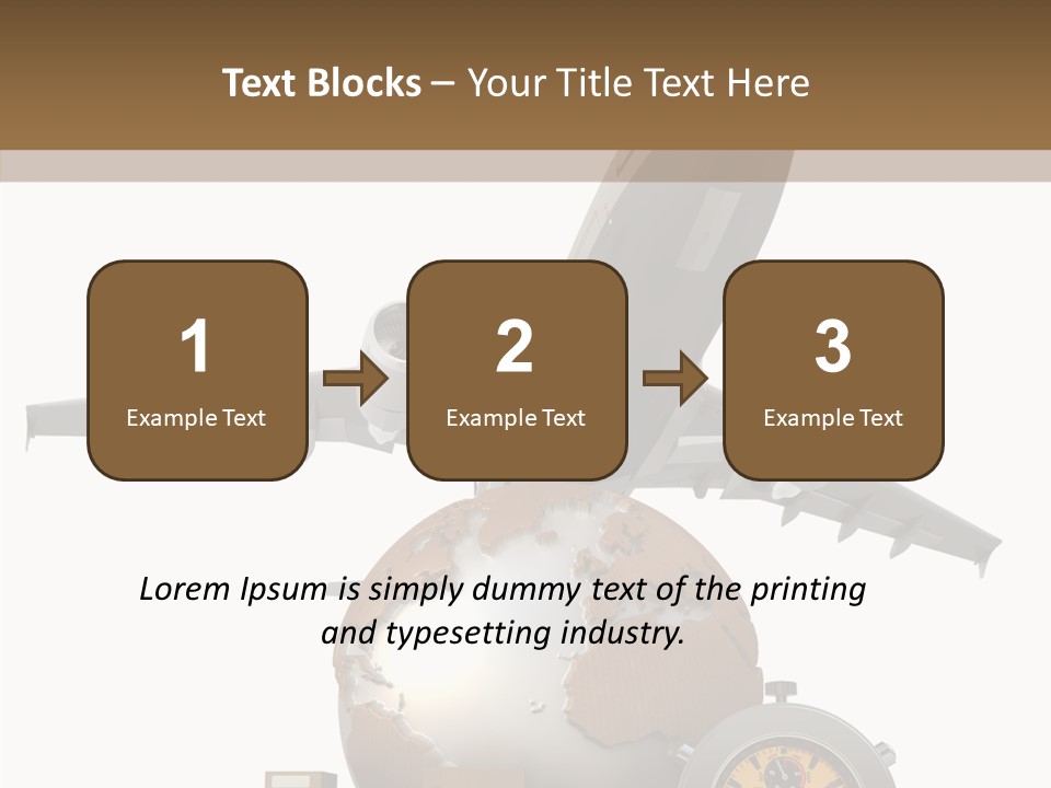 D Rendering Beat The Clock Send PowerPoint Template