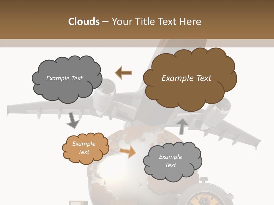 D Rendering Beat The Clock Send PowerPoint Template