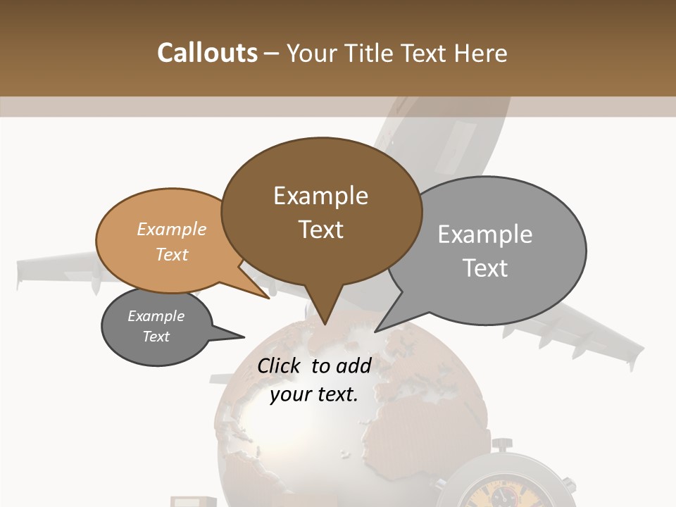 D Rendering Beat The Clock Send PowerPoint Template
