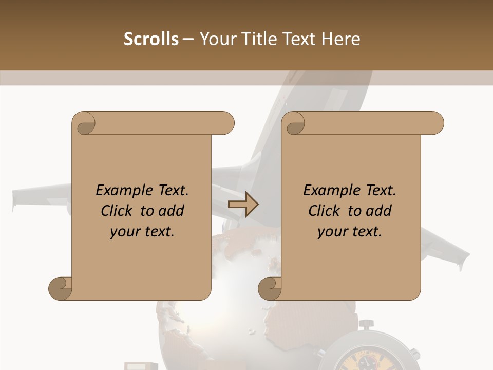 D Rendering Beat The Clock Send PowerPoint Template