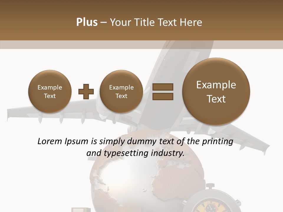 D Rendering Beat The Clock Send PowerPoint Template