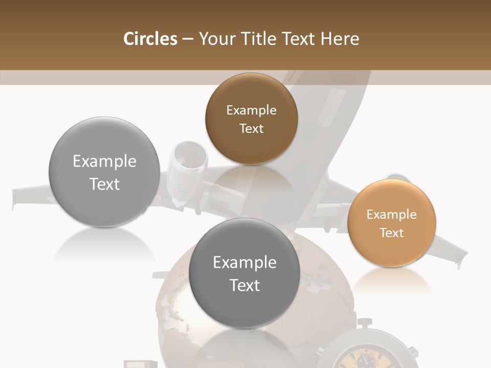 D Rendering Beat The Clock Send PowerPoint Template