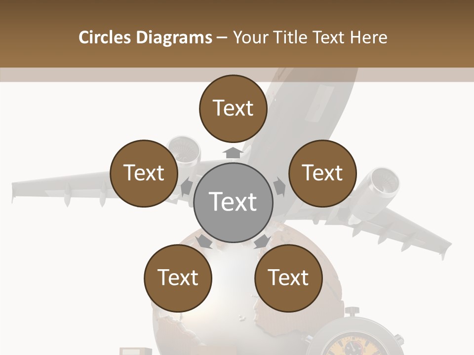 D Rendering Beat The Clock Send PowerPoint Template