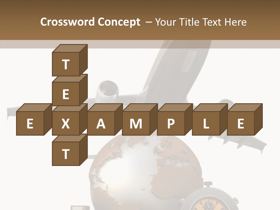 D Rendering Beat The Clock Send PowerPoint Template