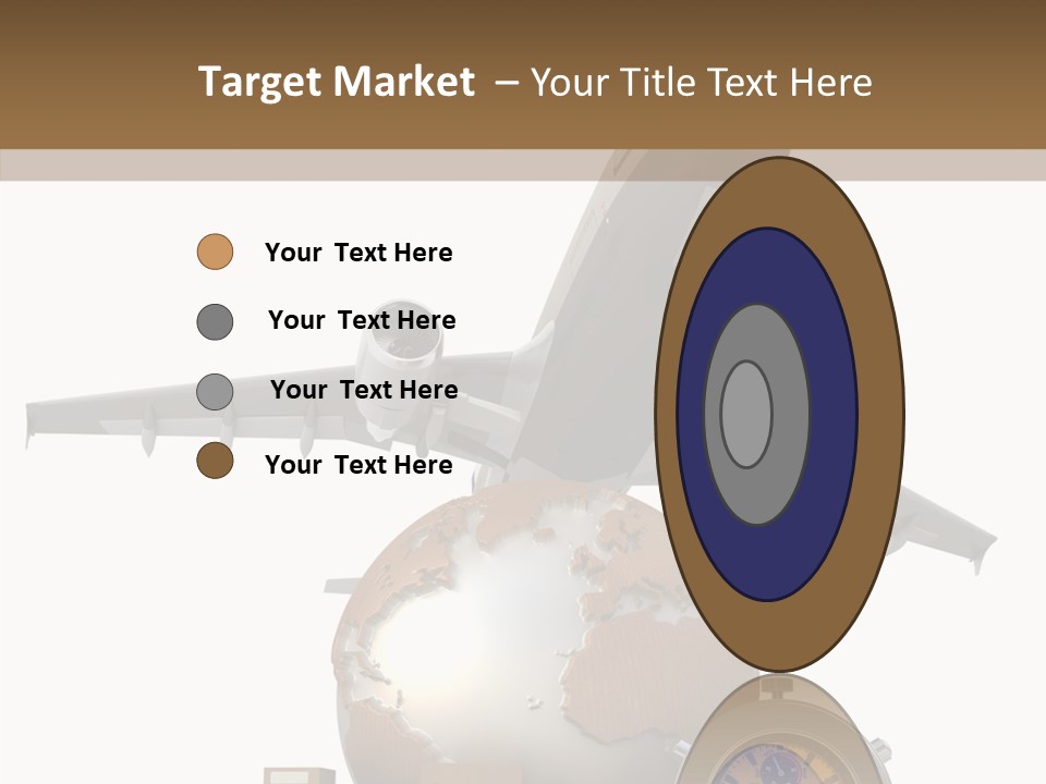 D Rendering Beat The Clock Send PowerPoint Template