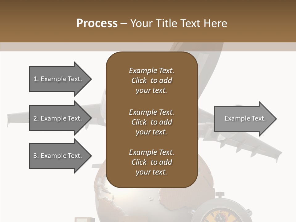 D Rendering Beat The Clock Send PowerPoint Template