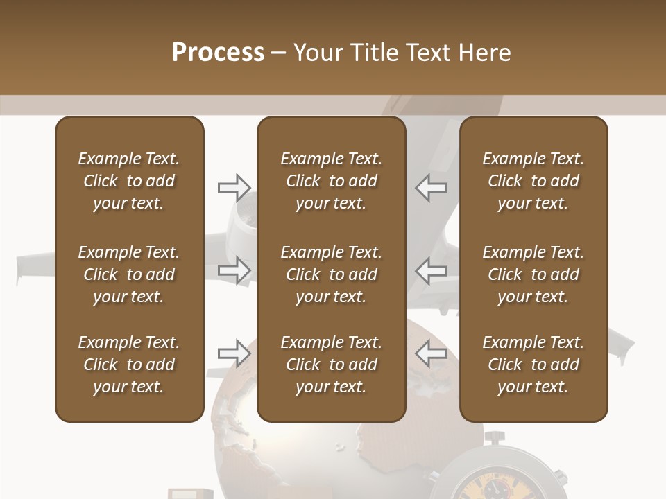 D Rendering Beat The Clock Send PowerPoint Template