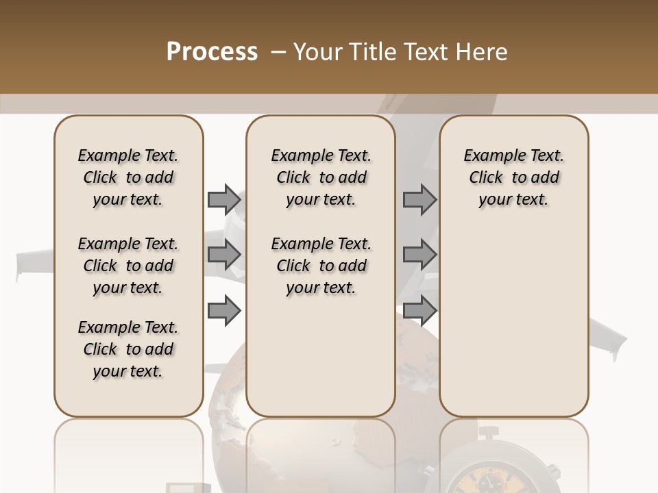 D Rendering Beat The Clock Send PowerPoint Template