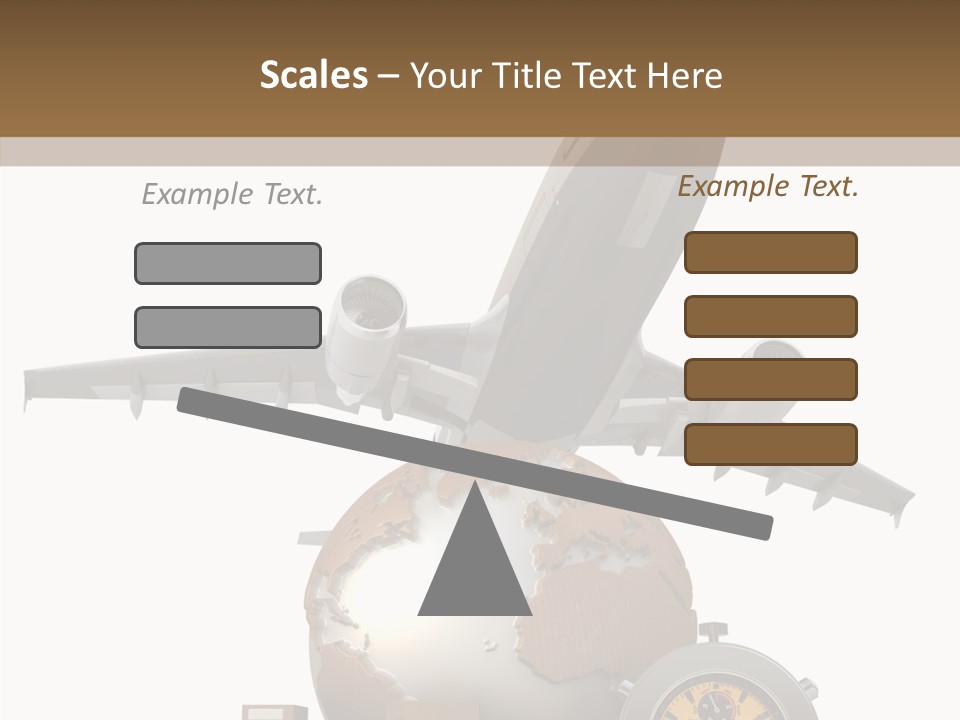D Rendering Beat The Clock Send PowerPoint Template