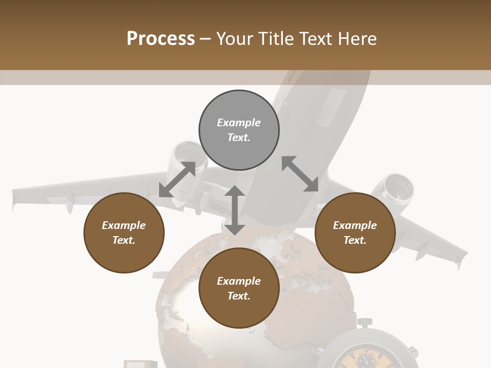 D Rendering Beat The Clock Send PowerPoint Template