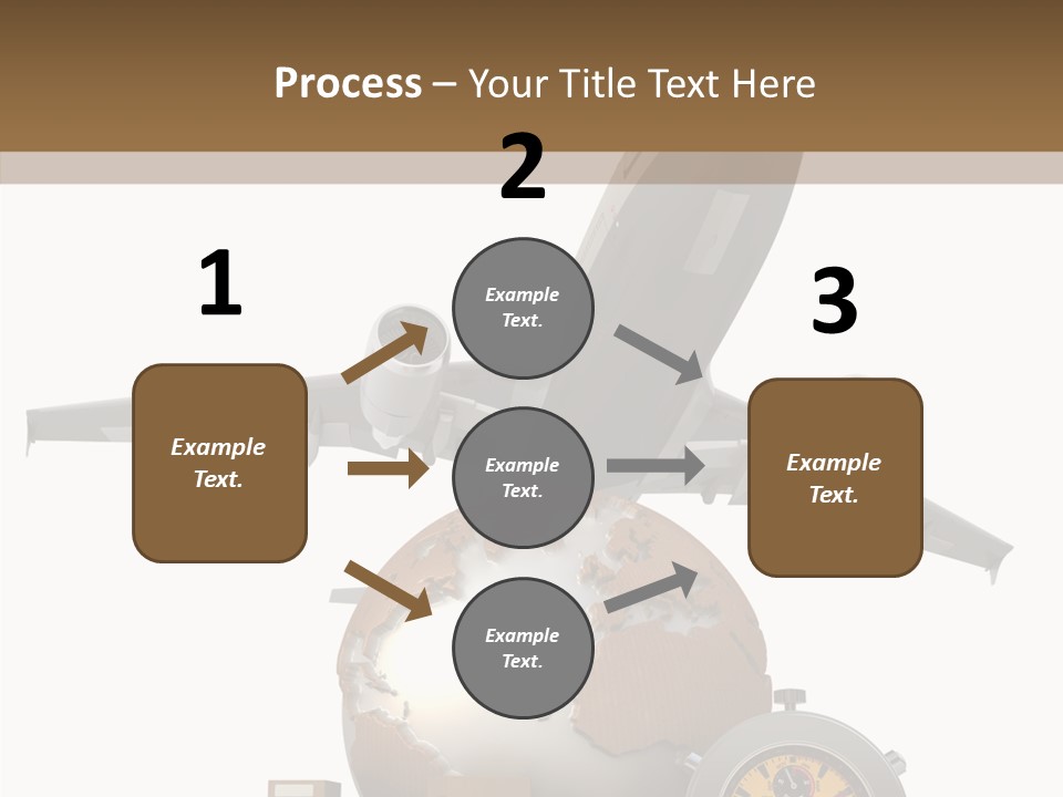 D Rendering Beat The Clock Send PowerPoint Template