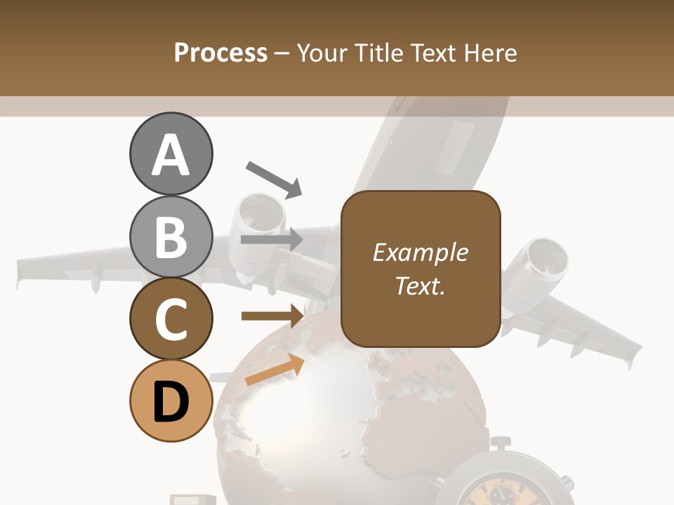 D Rendering Beat The Clock Send PowerPoint Template