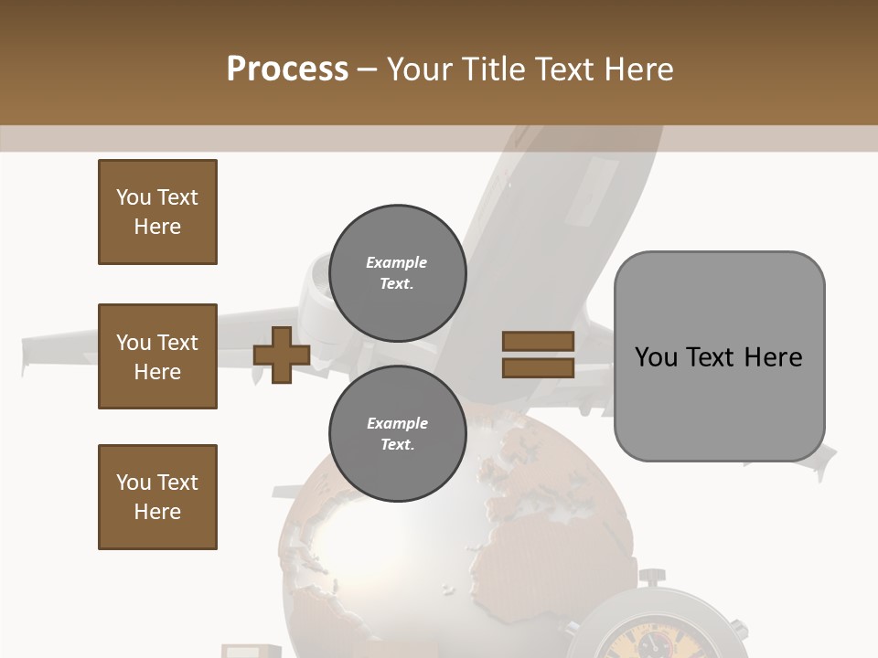 D Rendering Beat The Clock Send PowerPoint Template