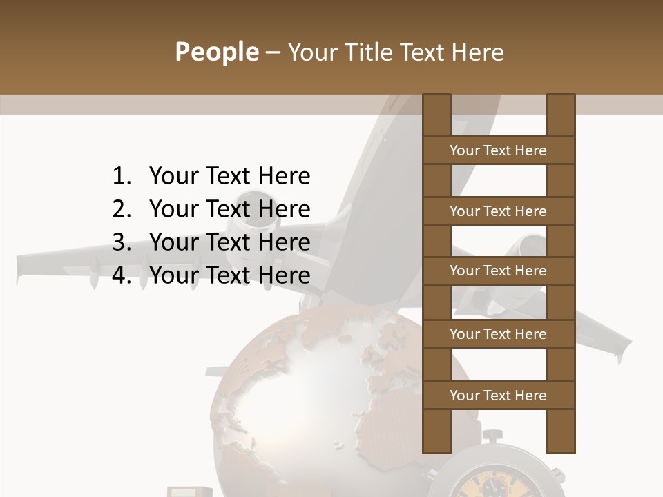 D Rendering Beat The Clock Send PowerPoint Template