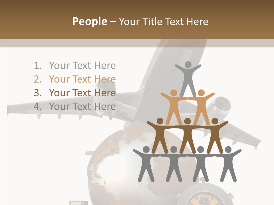 D Rendering Beat The Clock Send PowerPoint Template