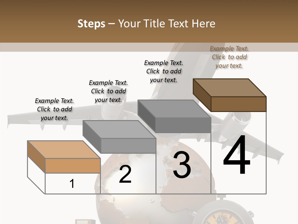D Rendering Beat The Clock Send PowerPoint Template