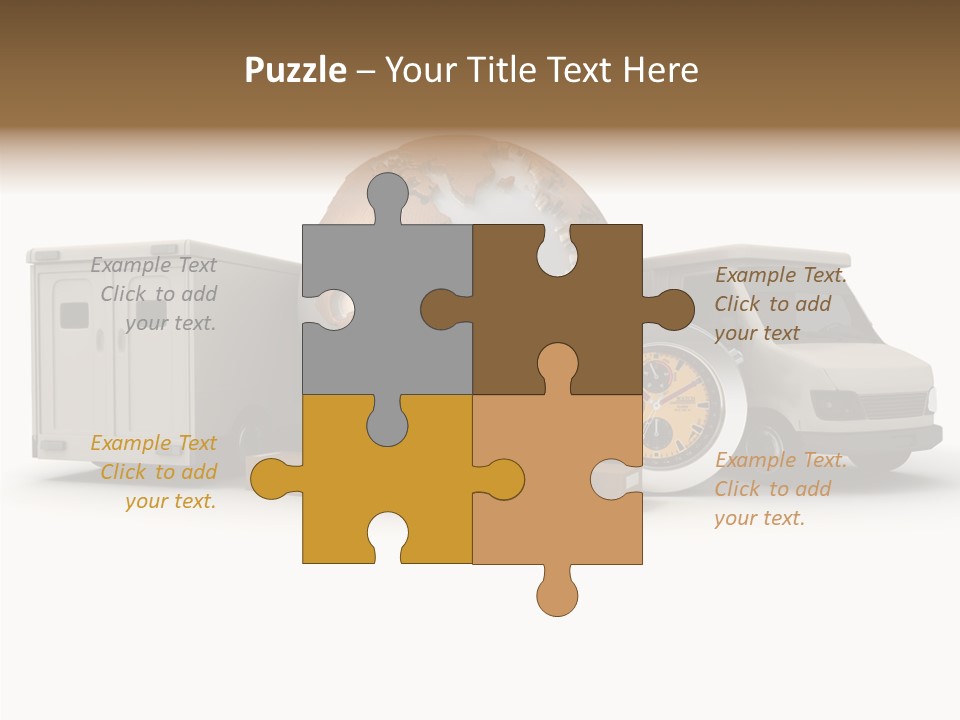 Speed Time Carton PowerPoint Template