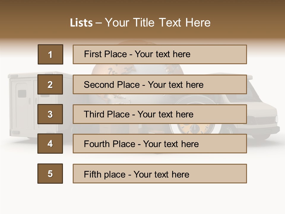Speed Time Carton PowerPoint Template