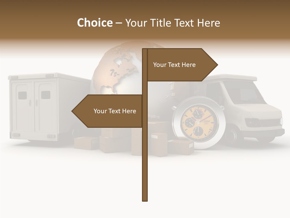 Speed Time Carton PowerPoint Template