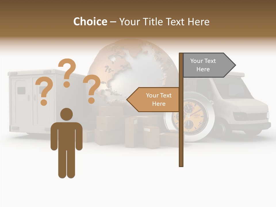 Speed Time Carton PowerPoint Template