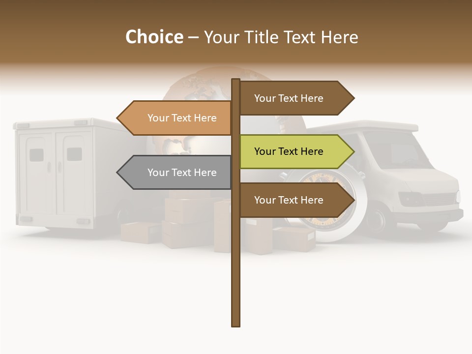 Speed Time Carton PowerPoint Template