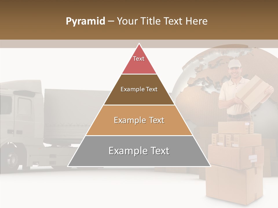 Courier Road D Rendering PowerPoint Template