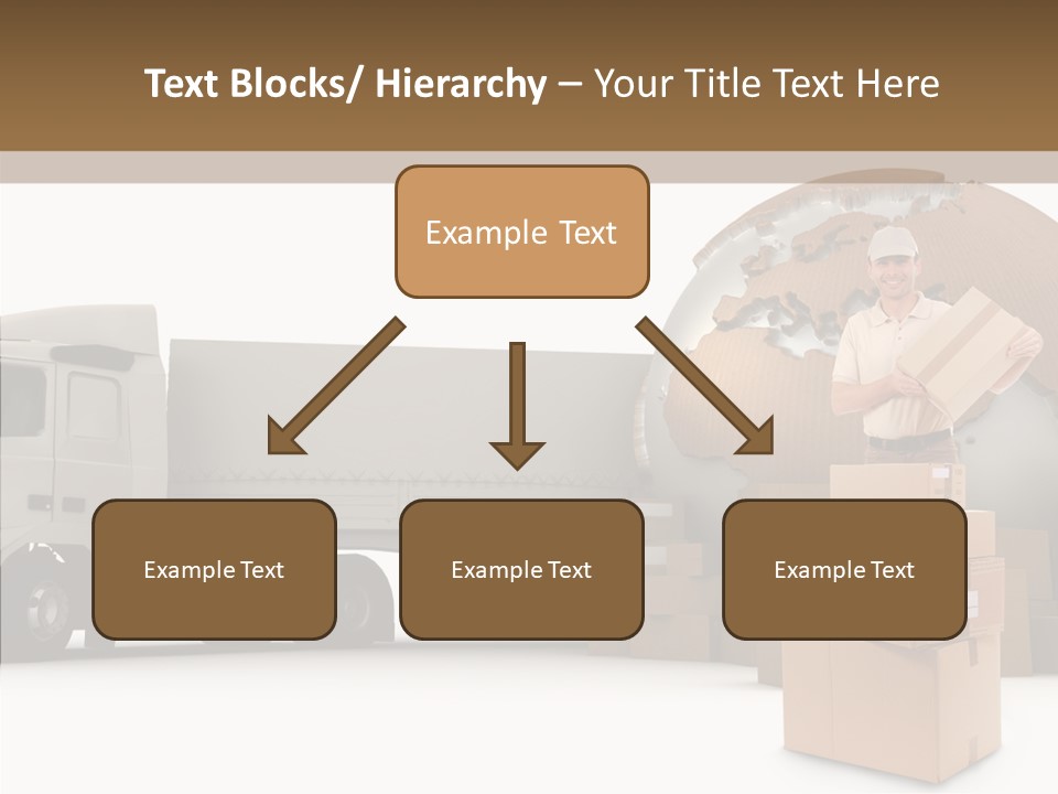 Courier Road D Rendering PowerPoint Template
