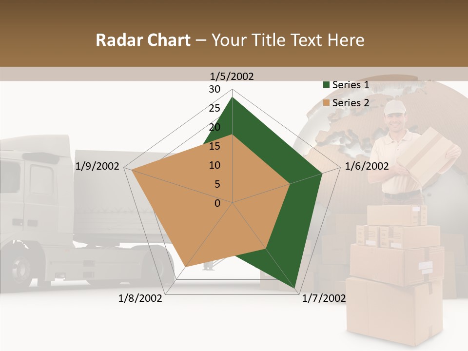 Courier Road D Rendering PowerPoint Template
