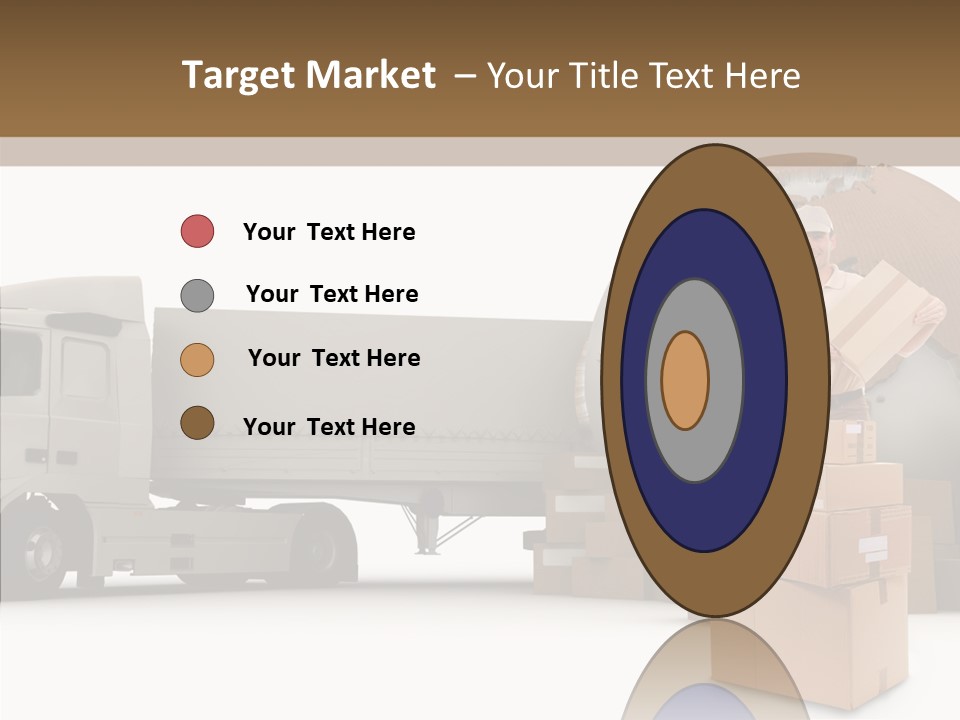 Courier Road D Rendering PowerPoint Template