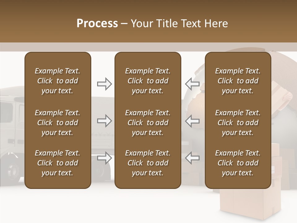 Courier Road D Rendering PowerPoint Template