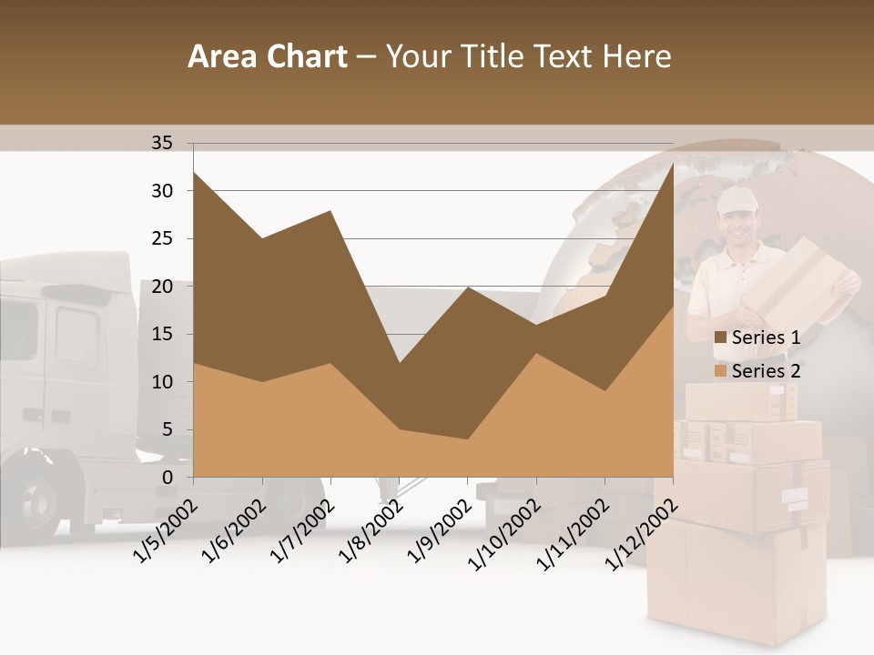 Courier Road D Rendering PowerPoint Template