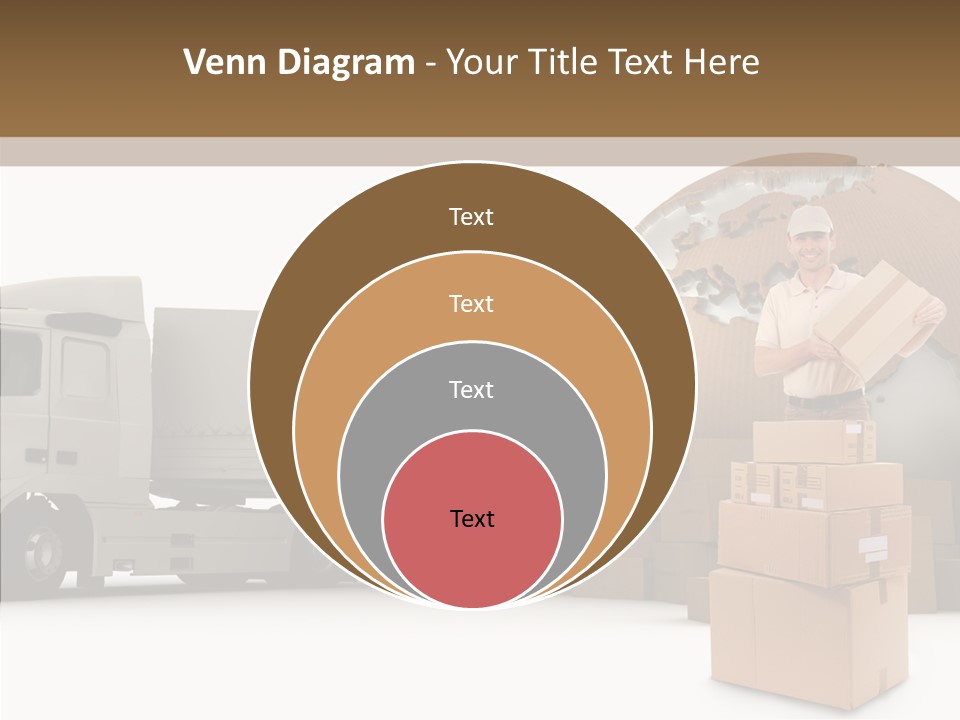 Courier Road D Rendering PowerPoint Template