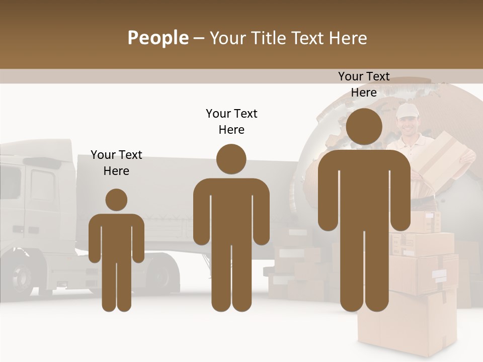 Courier Road D Rendering PowerPoint Template