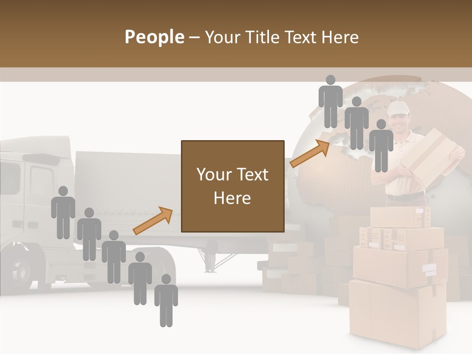 Courier Road D Rendering PowerPoint Template