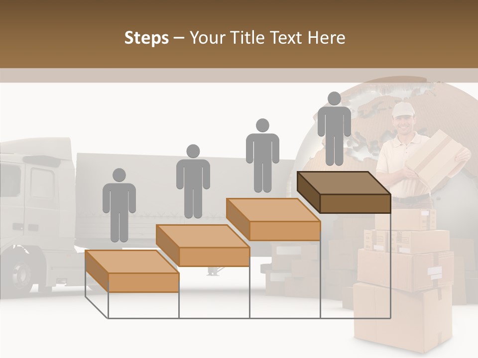 Courier Road D Rendering PowerPoint Template