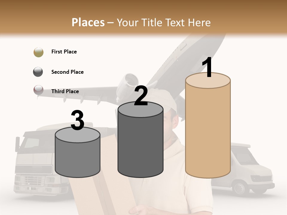 Air Urgency Lorry PowerPoint Template