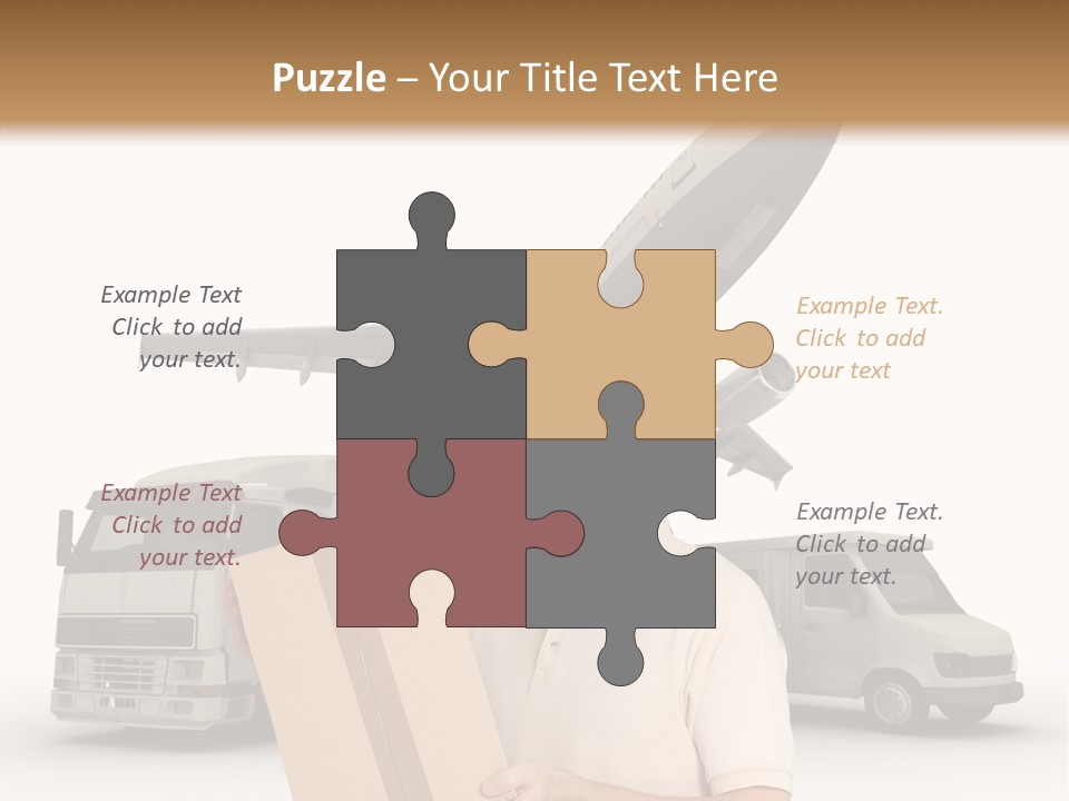 Air Urgency Lorry PowerPoint Template