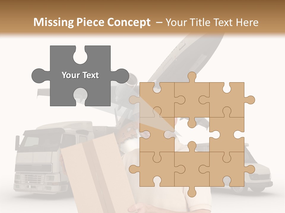 Air Urgency Lorry PowerPoint Template