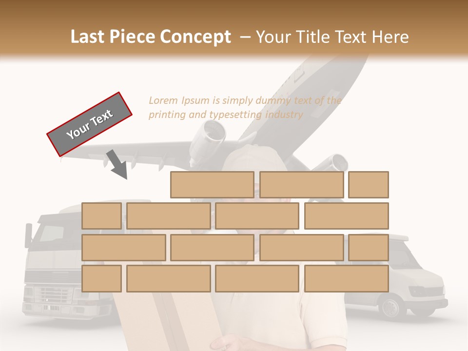 Air Urgency Lorry PowerPoint Template