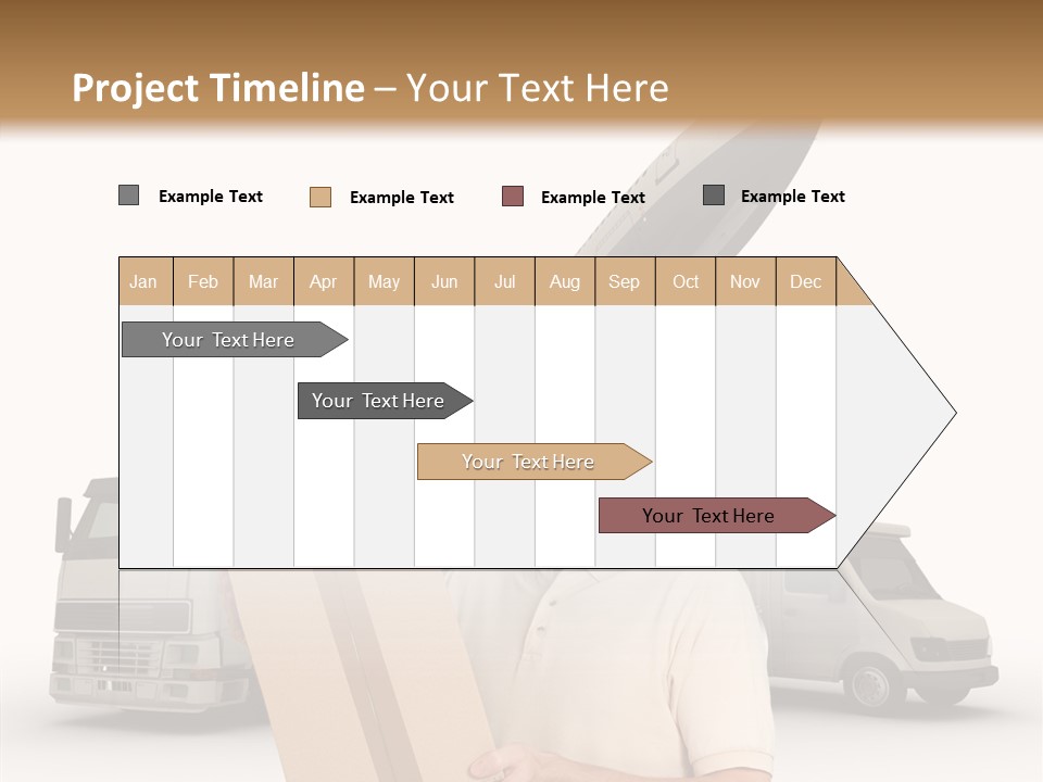 Air Urgency Lorry PowerPoint Template