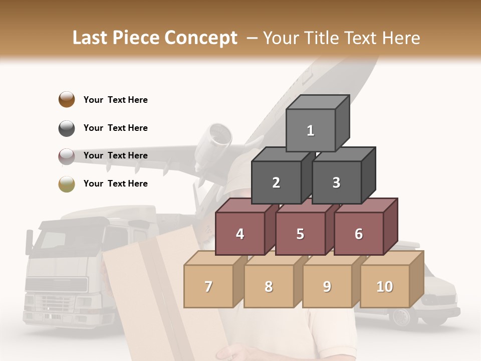 Air Urgency Lorry PowerPoint Template